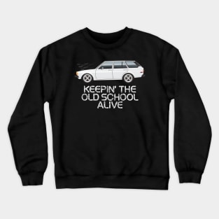 keepin the Old School Alive Crewneck Sweatshirt